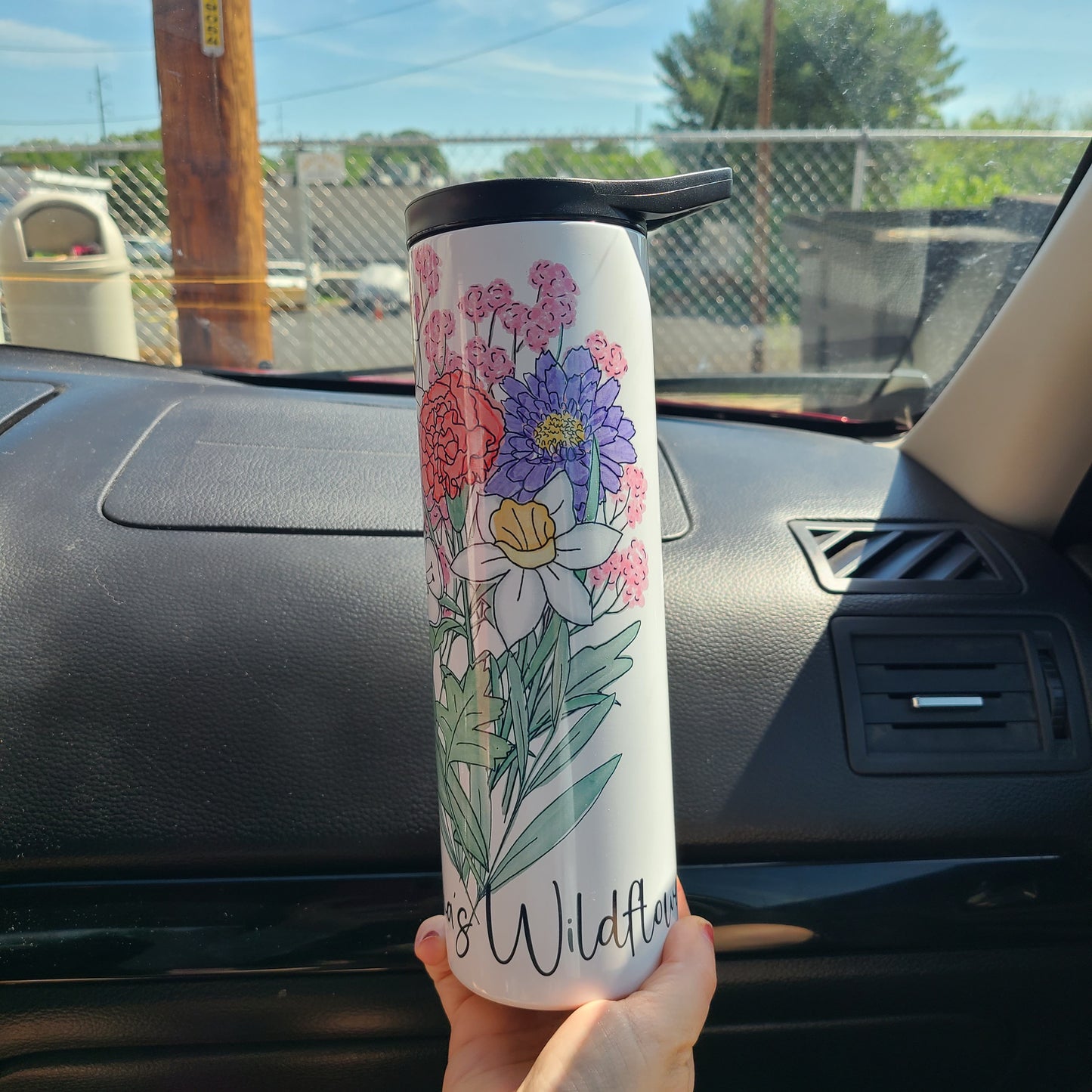 Wildflower tumbler