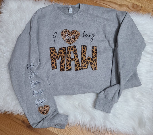 I love being with kids on sleeve