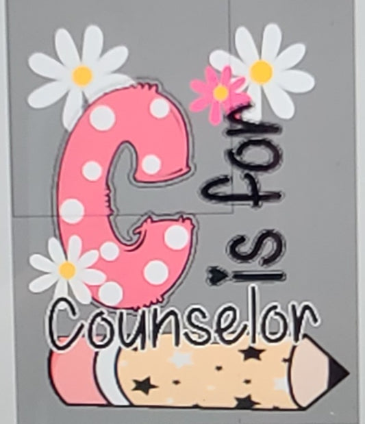 C is for counselor (or any occupation)