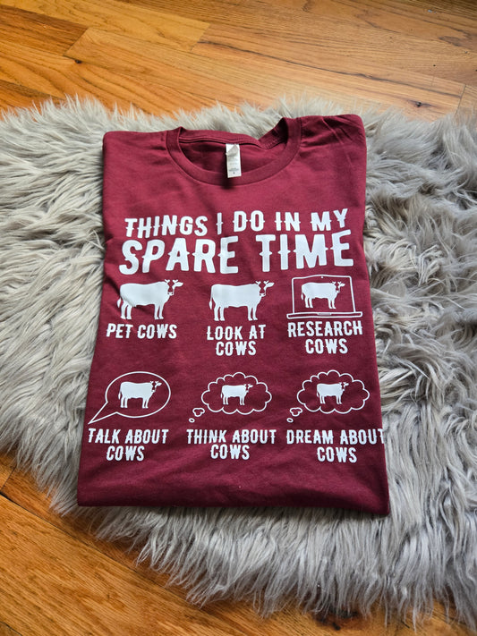 Spare time cows