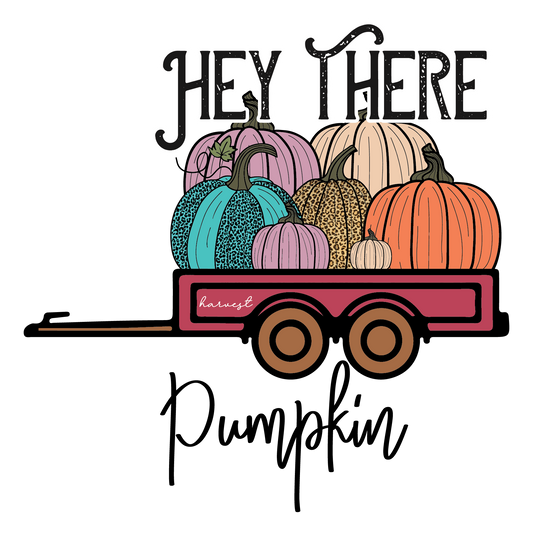 Hey There Pumpkin Wagon