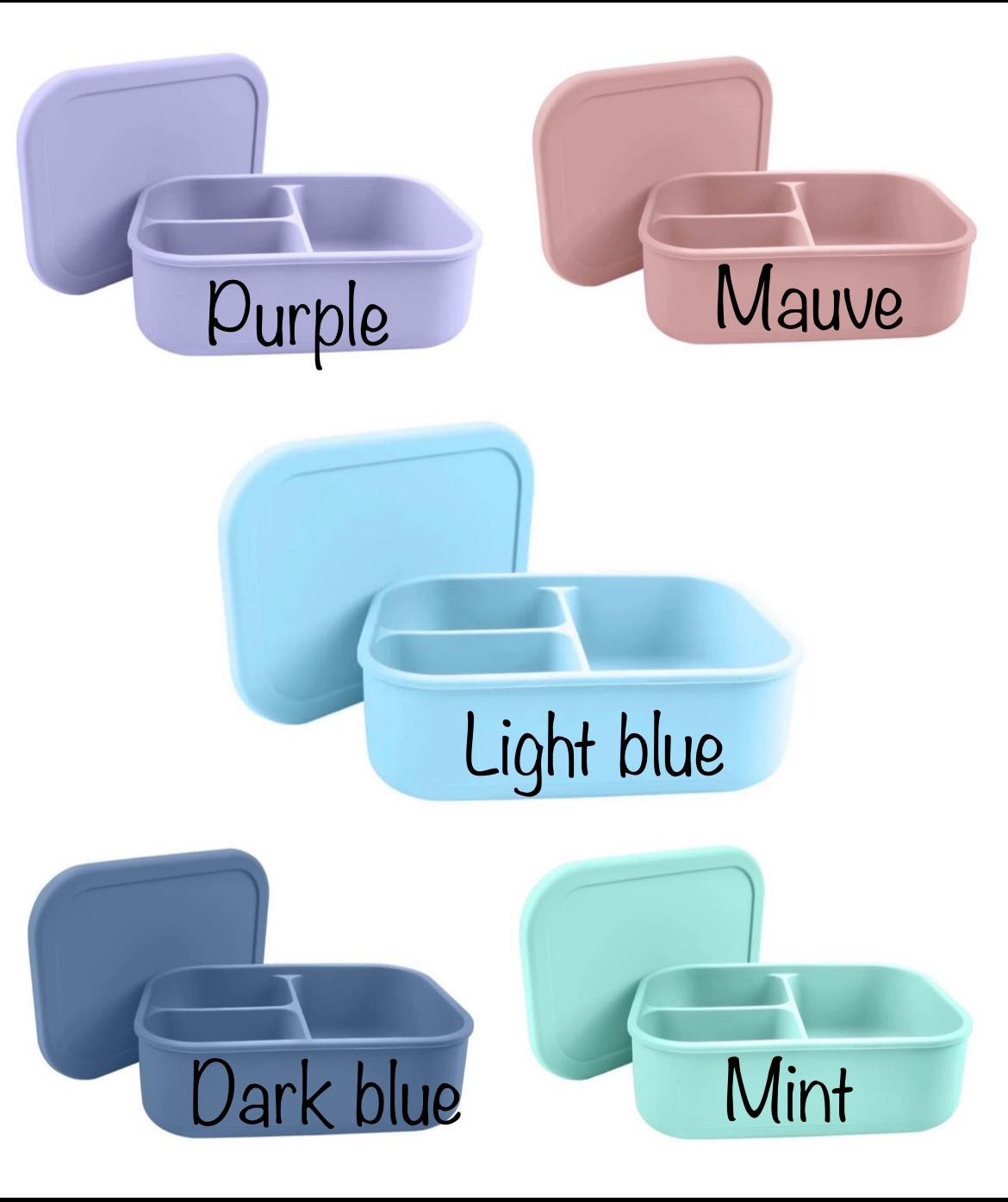 Silicone Engraved Lunch Box