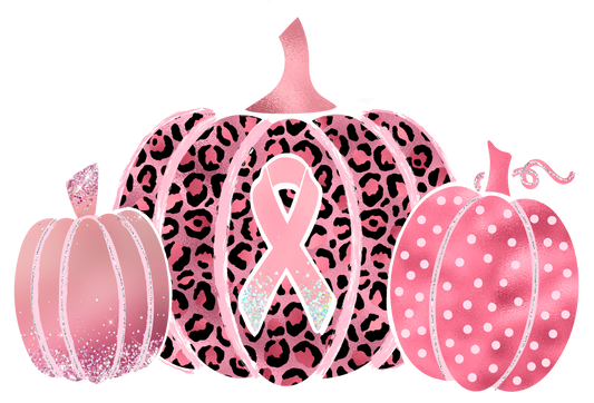 Breast Cancer Awareness Pumpkins