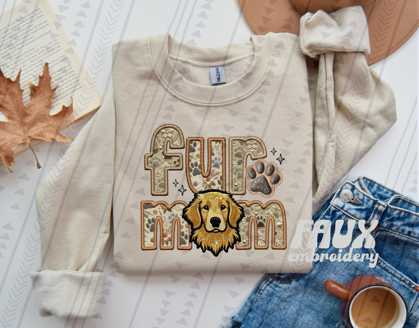 Golden Retriever Fur Mom