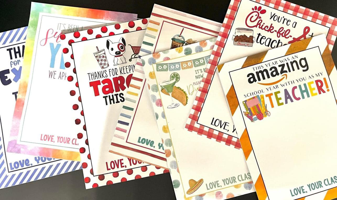 Personalized Gift Card Holders