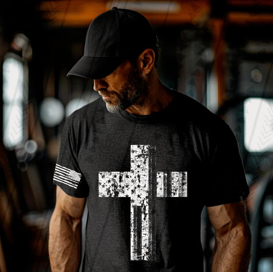 Flag Cross Front & Sleeve