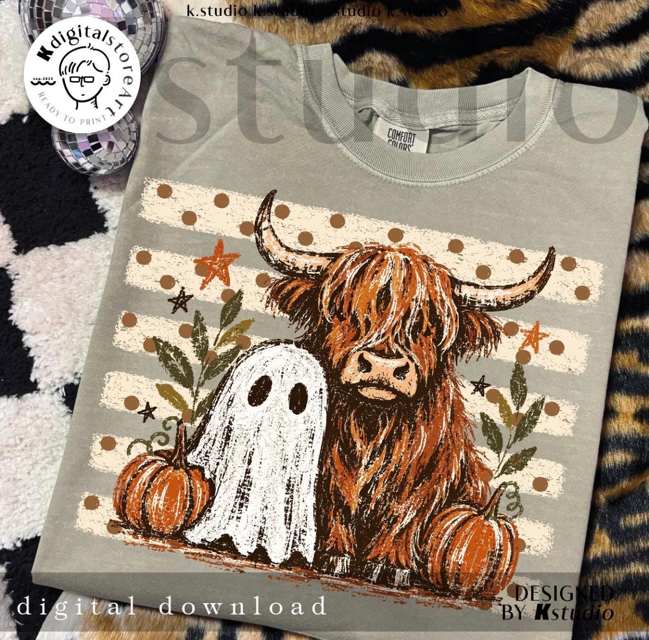 Highland Cow Ghost
