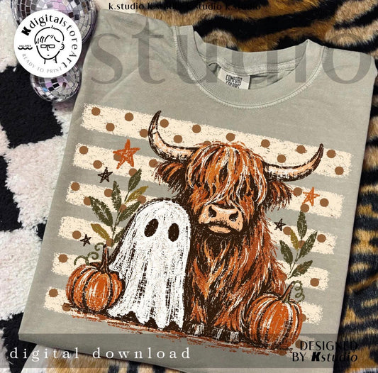 Highland Cow Ghost