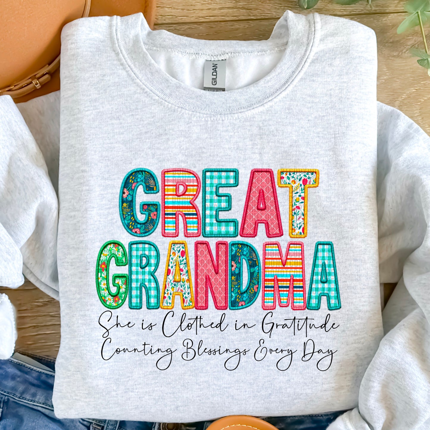 Great Grandma Clothed in Gratitude