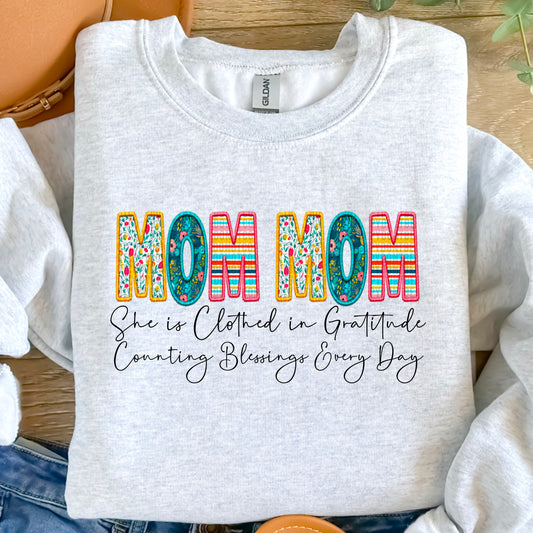 Mom Mom Clothed in Gratitude