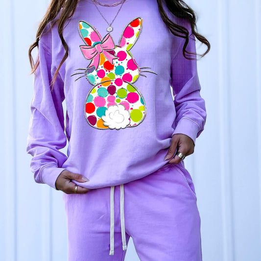 Multi colored bunny Youth