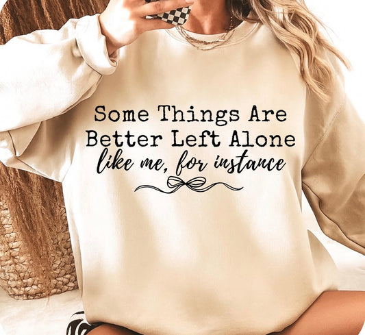 Some things are better left alone