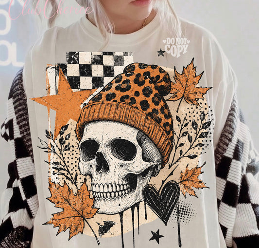 Leopard Beanie Skull