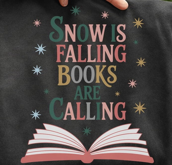Snow is falling books are calling