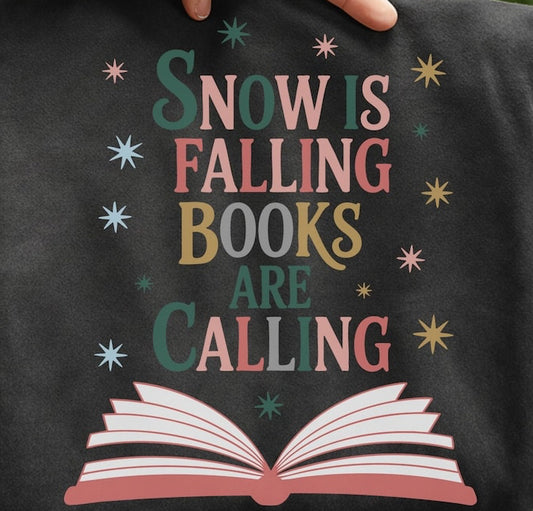 Snow is falling books are calling