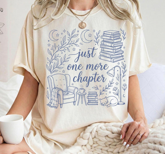 Just one more chapter blue font