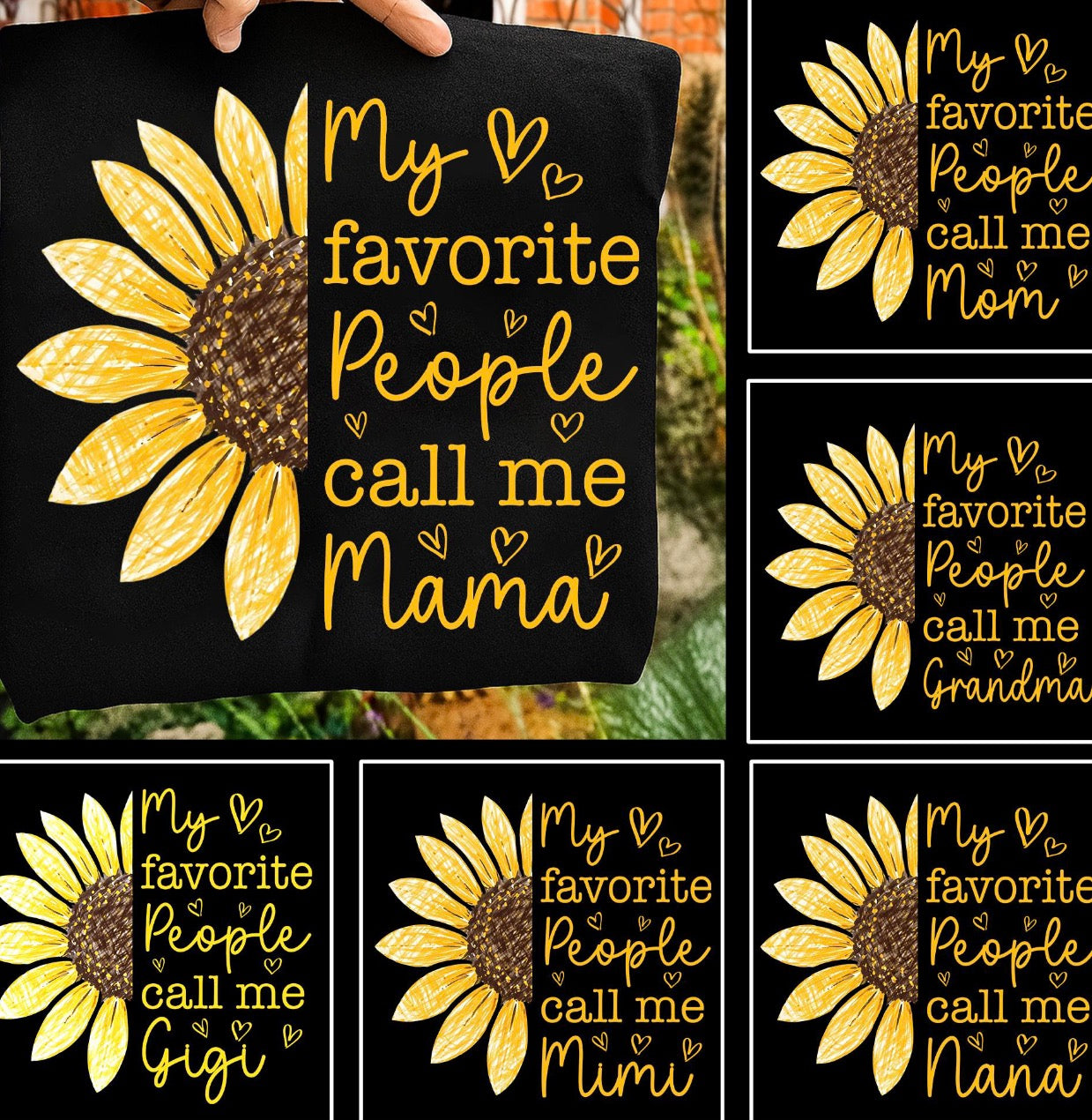 My Favorite People Call Me Sunflower