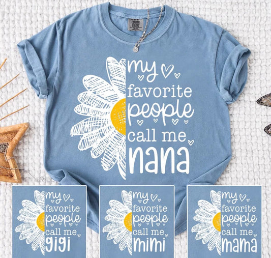 My Favorite People Call Me Daisy