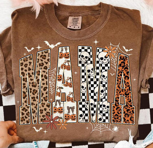 Retro Mama Pumpkin Leopard