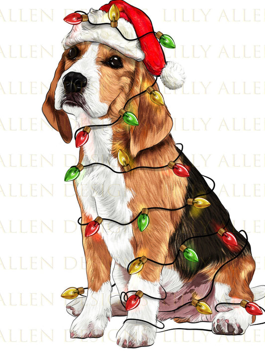Christmas Beagle