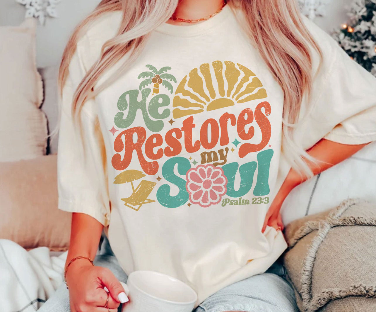 He restores my soul