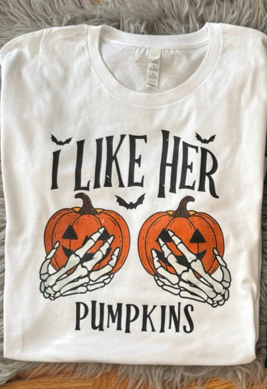 I like her pumpkins