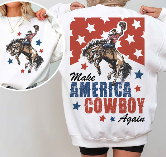 Make America Cowboy Again Front/Back