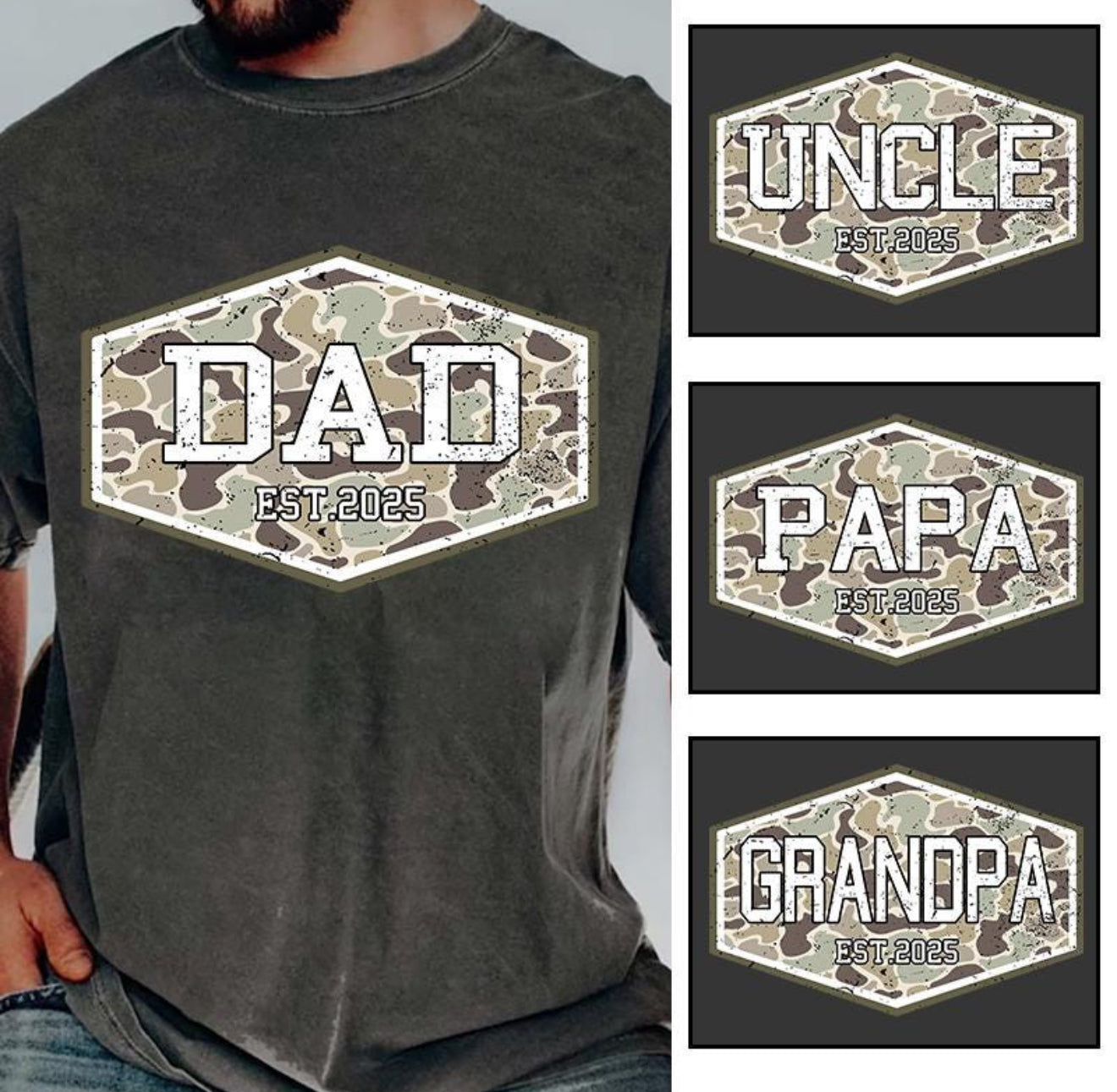 Vintage Camo Dad