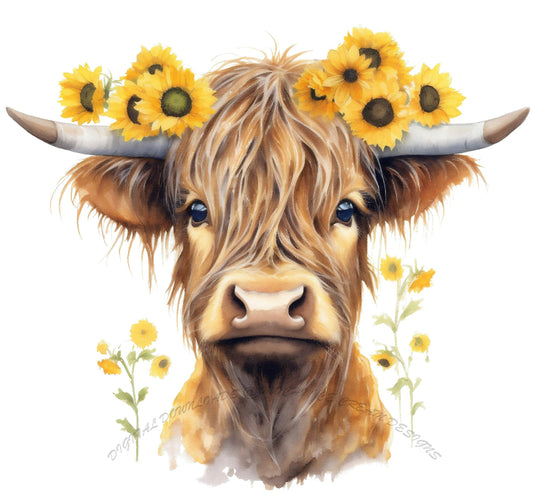 Sunflower Cow