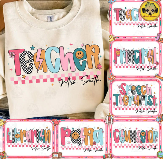 Custom Preppy School Occupation