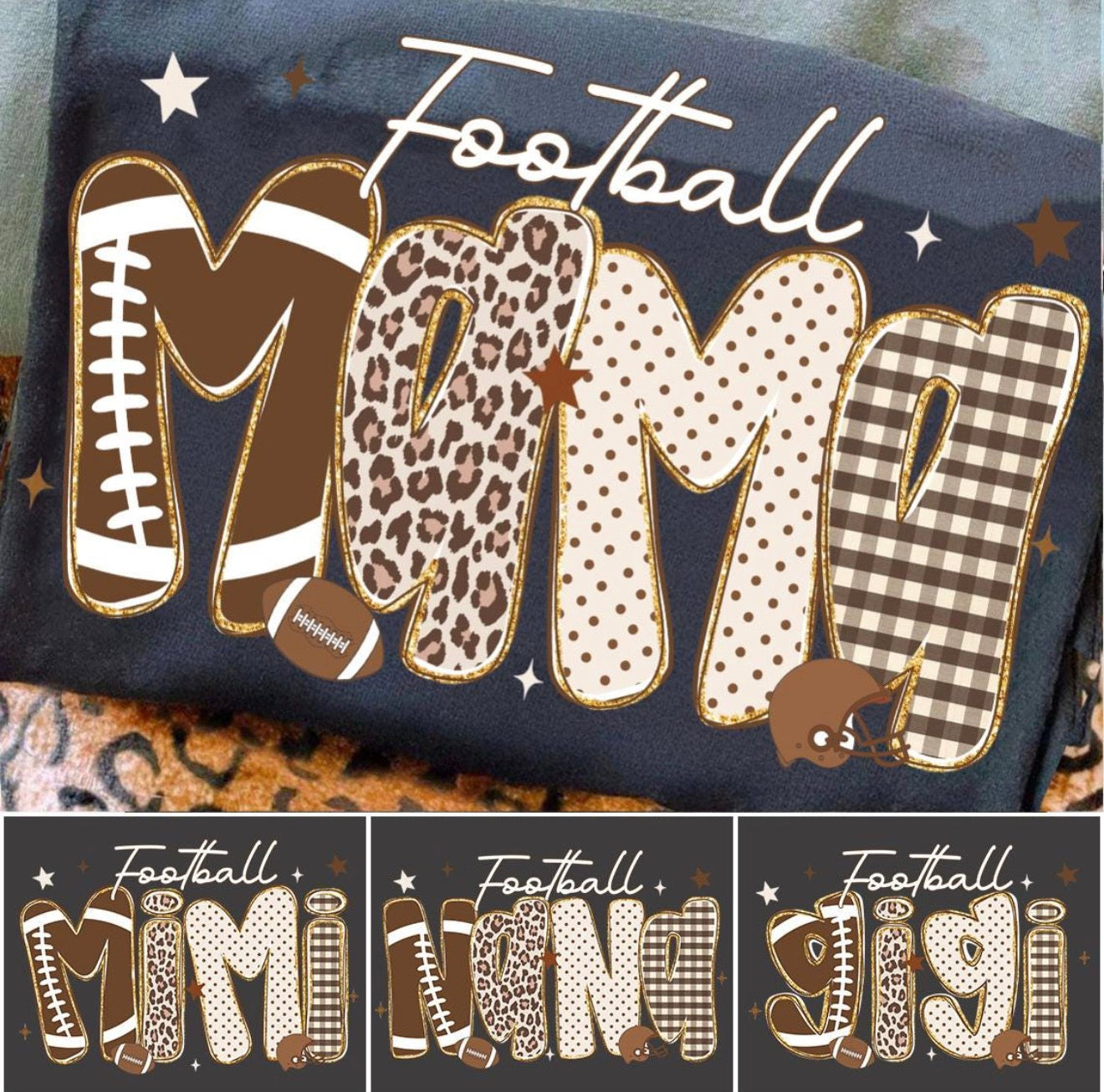 Preppy Football Mama