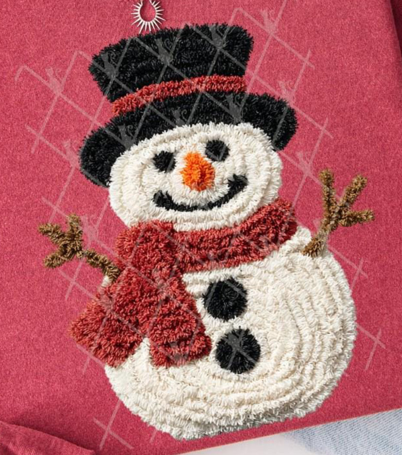 Yarn Snowman