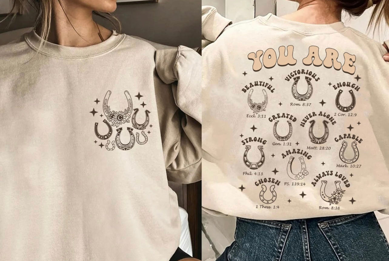 You are horse shoe front and back