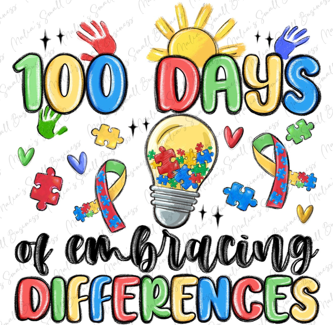 100 Days of Embracing Differences Adult