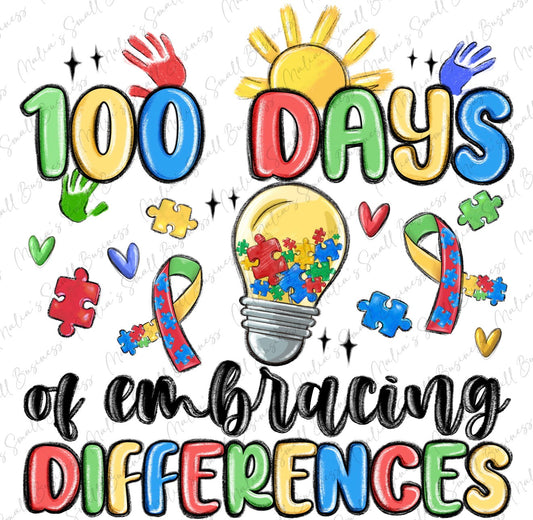 100 Days of Embracing Differences Adult