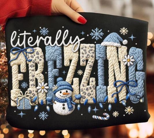 Yarn Literally Freezing