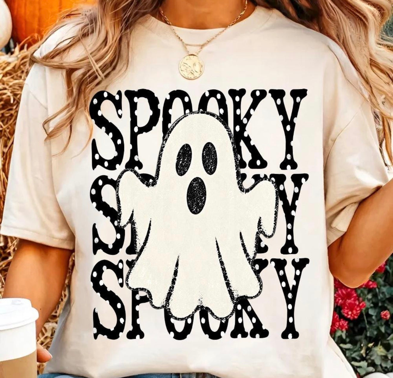 Retro Spooky Polka Dots