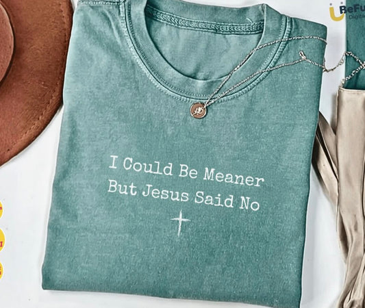 I could be meaner but Jesus said no