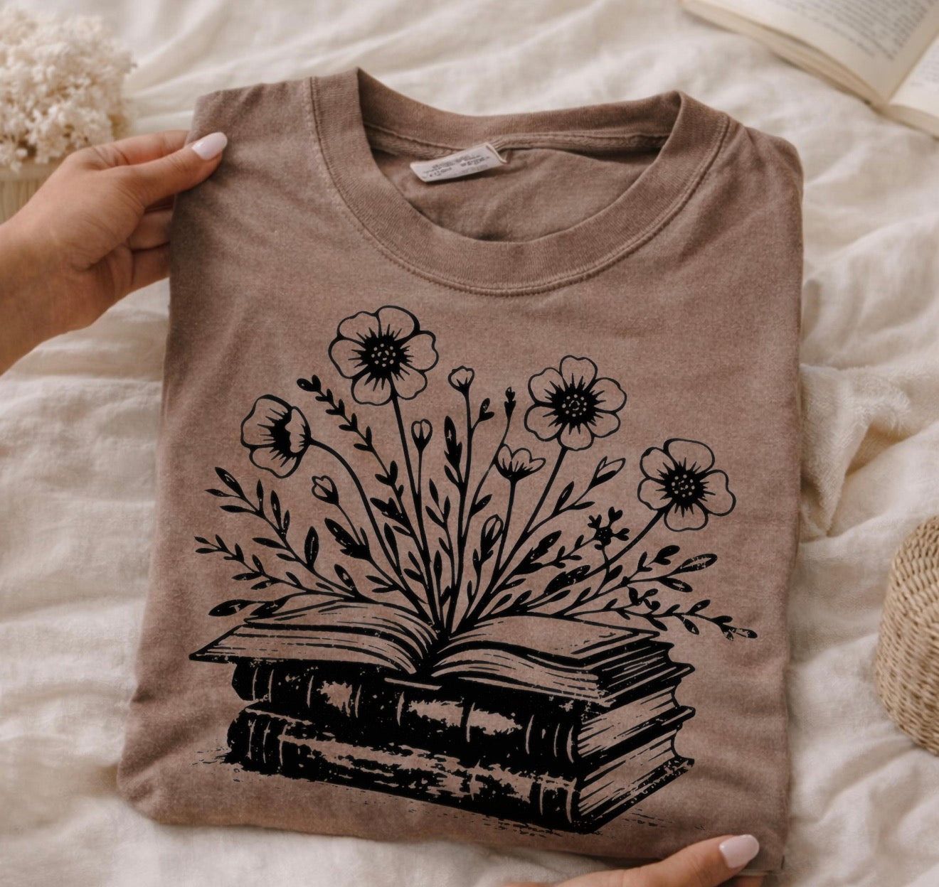 Vintage Book Flowers