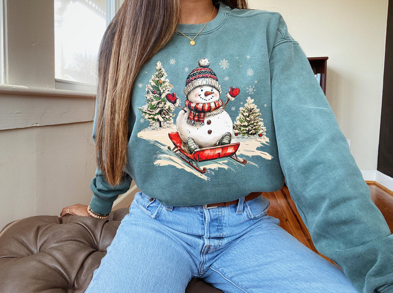 Vintage Christmas Snowman