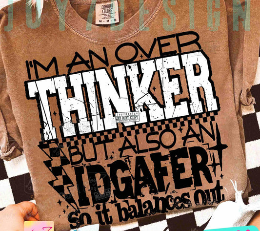 Overthinker idgafer