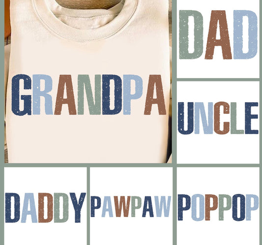 Vintage Dad Distressed