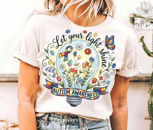 Let your light shine autism awareness