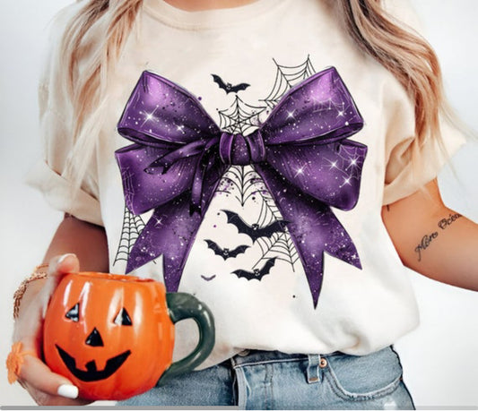 Purple Bat Bow