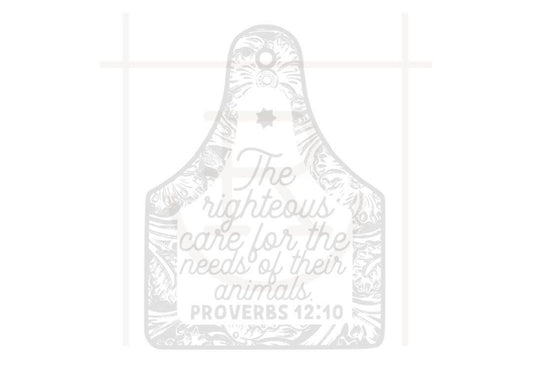 The righteous care for their animals