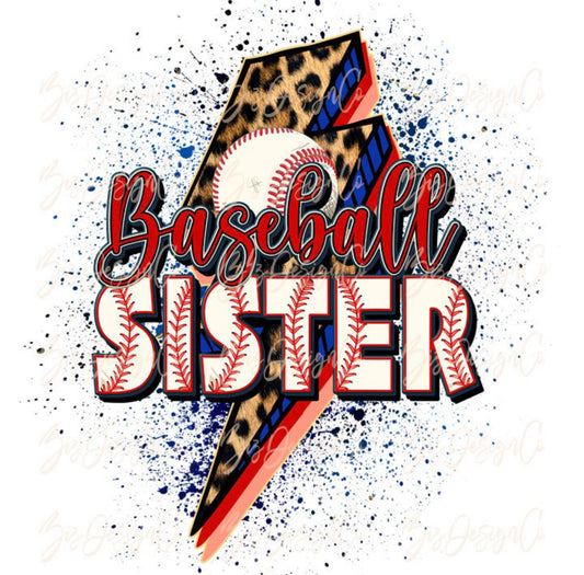 Youth Baseball Sister