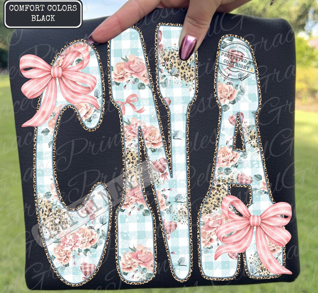 Floral Gingham CNA