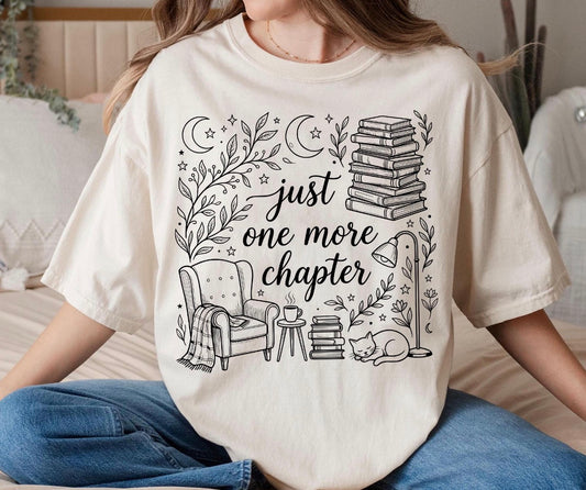 Just one more chapter black font