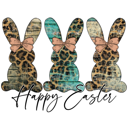 Happy Easter Bunny Trio