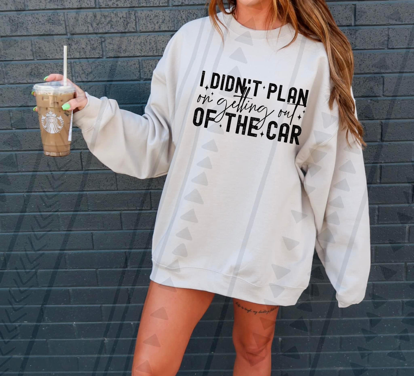 I didn’t plan on getting out of the car